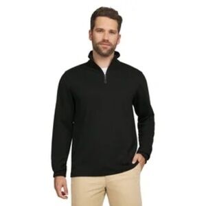 George Men’s Charcoal Gray 1/4 Zip Pullover Sweater Size XL